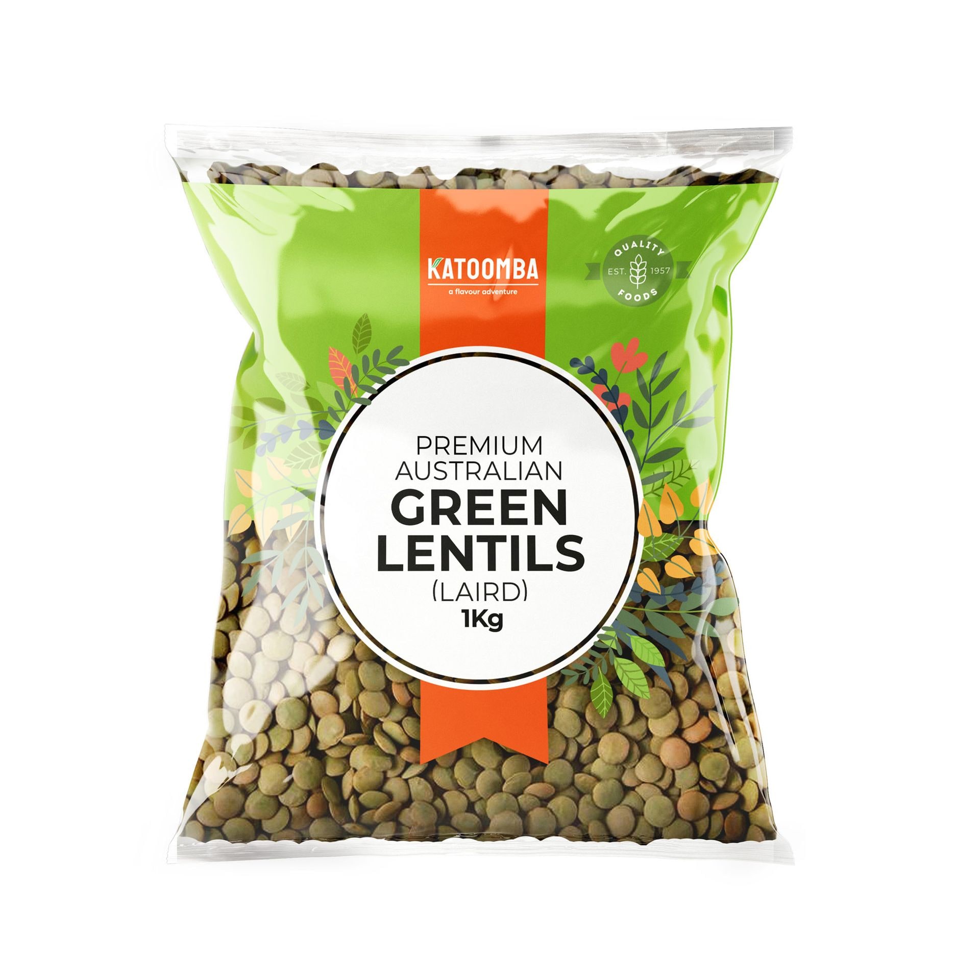 KT Green Lentils Laird 1kg