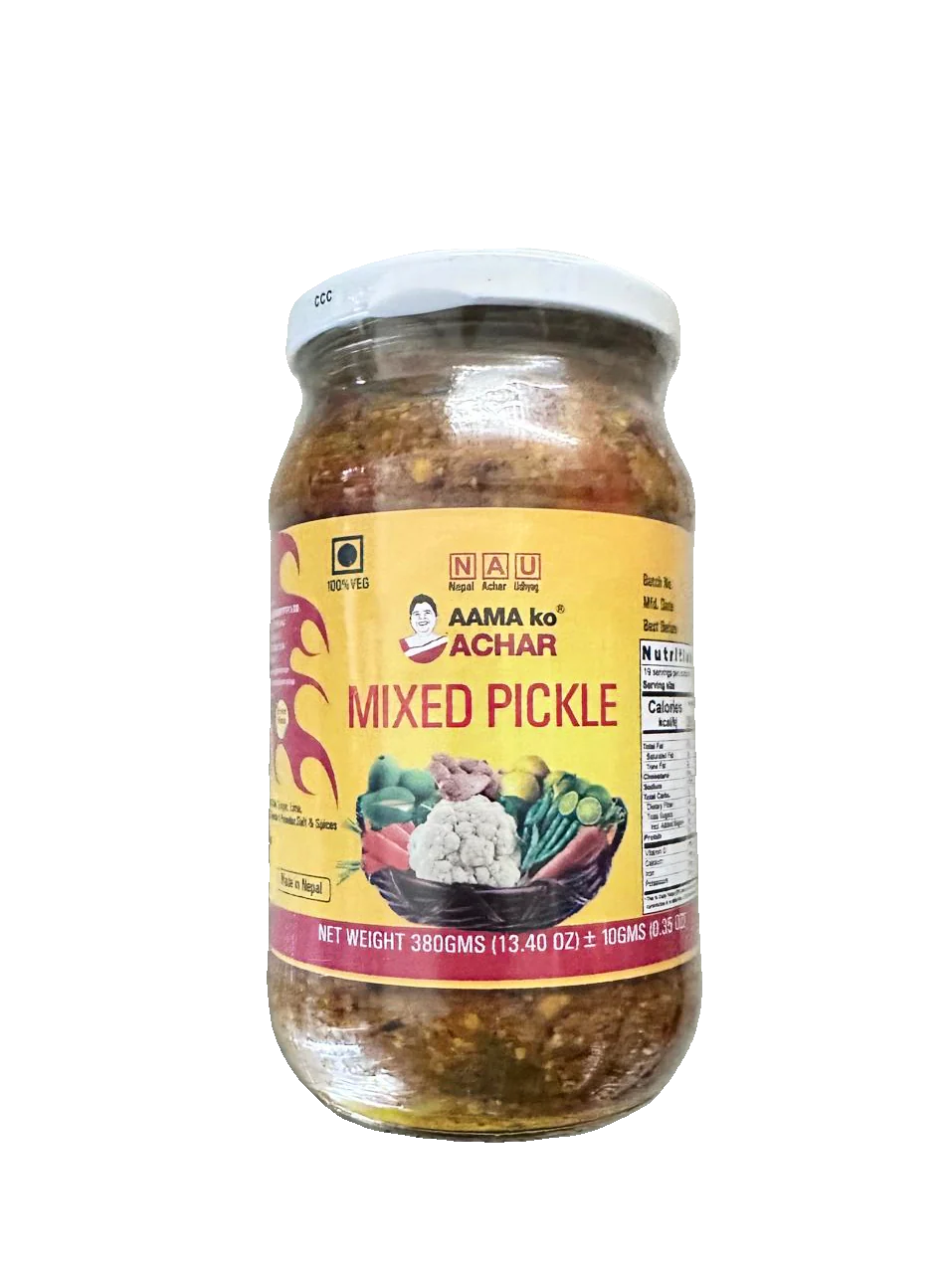 Aama ko mixed pickle 380 gm