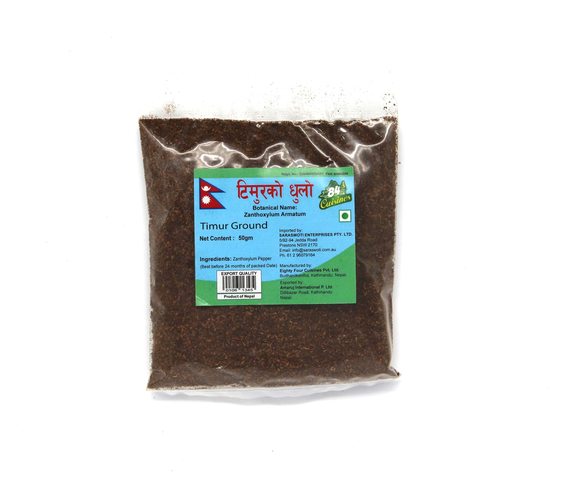 84Cuisines Timur Ground 50g